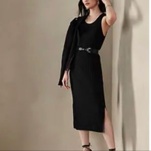 Banana republic pleated knit tank dress. New with tags! Fall staple 🍁🍂